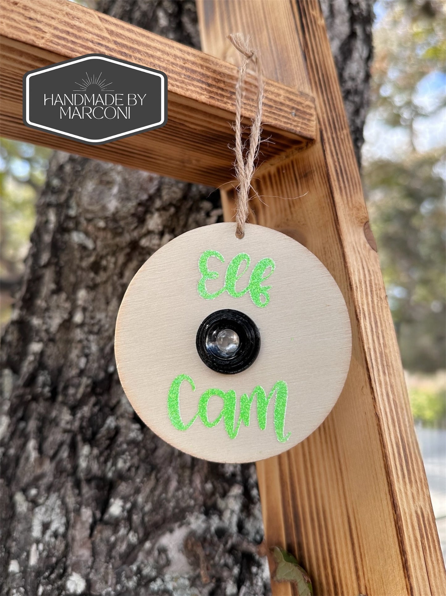 Wooden Santa Cam with Letter from Santa