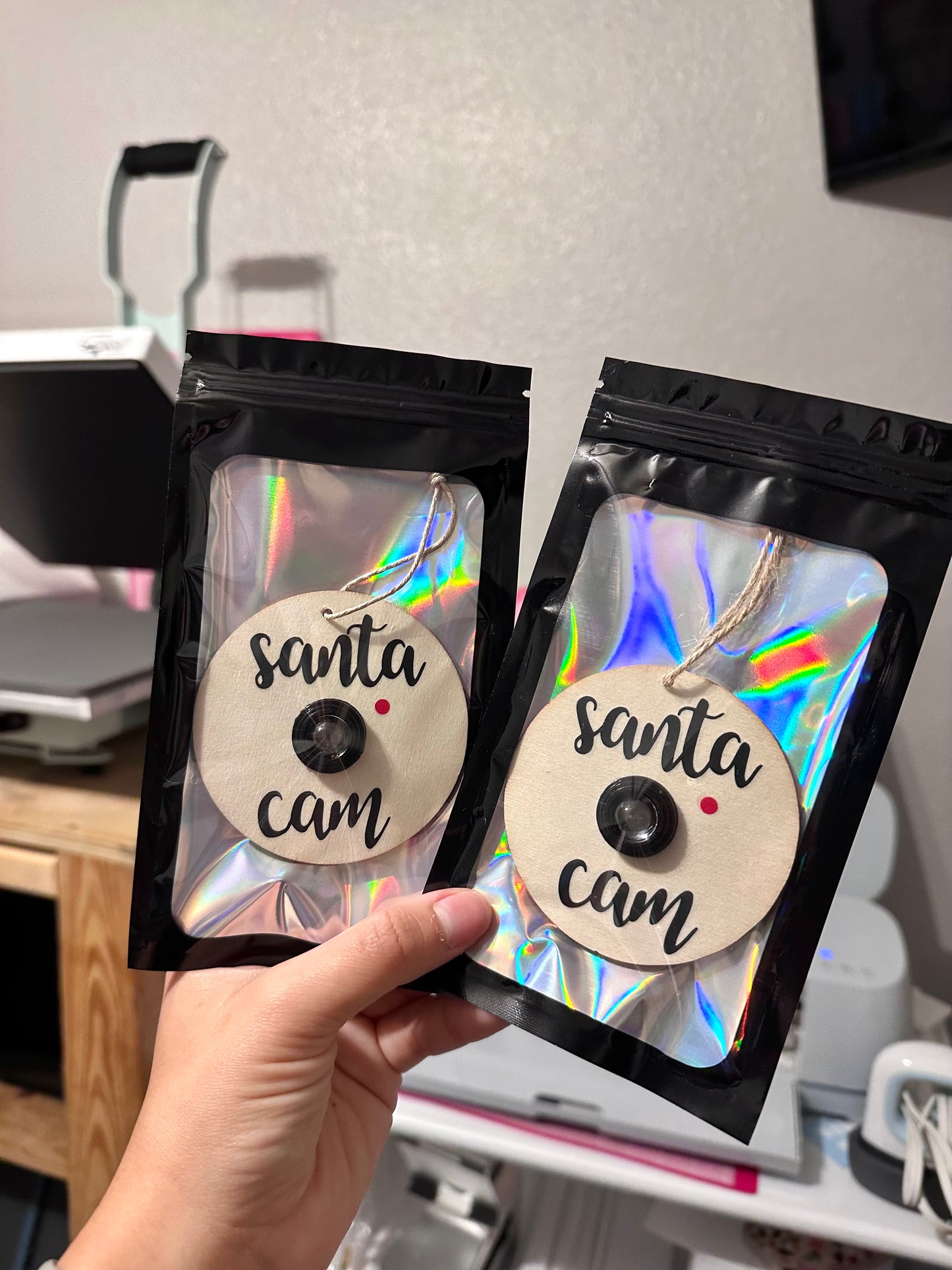 Wooden Santa Cam with Letter from Santa