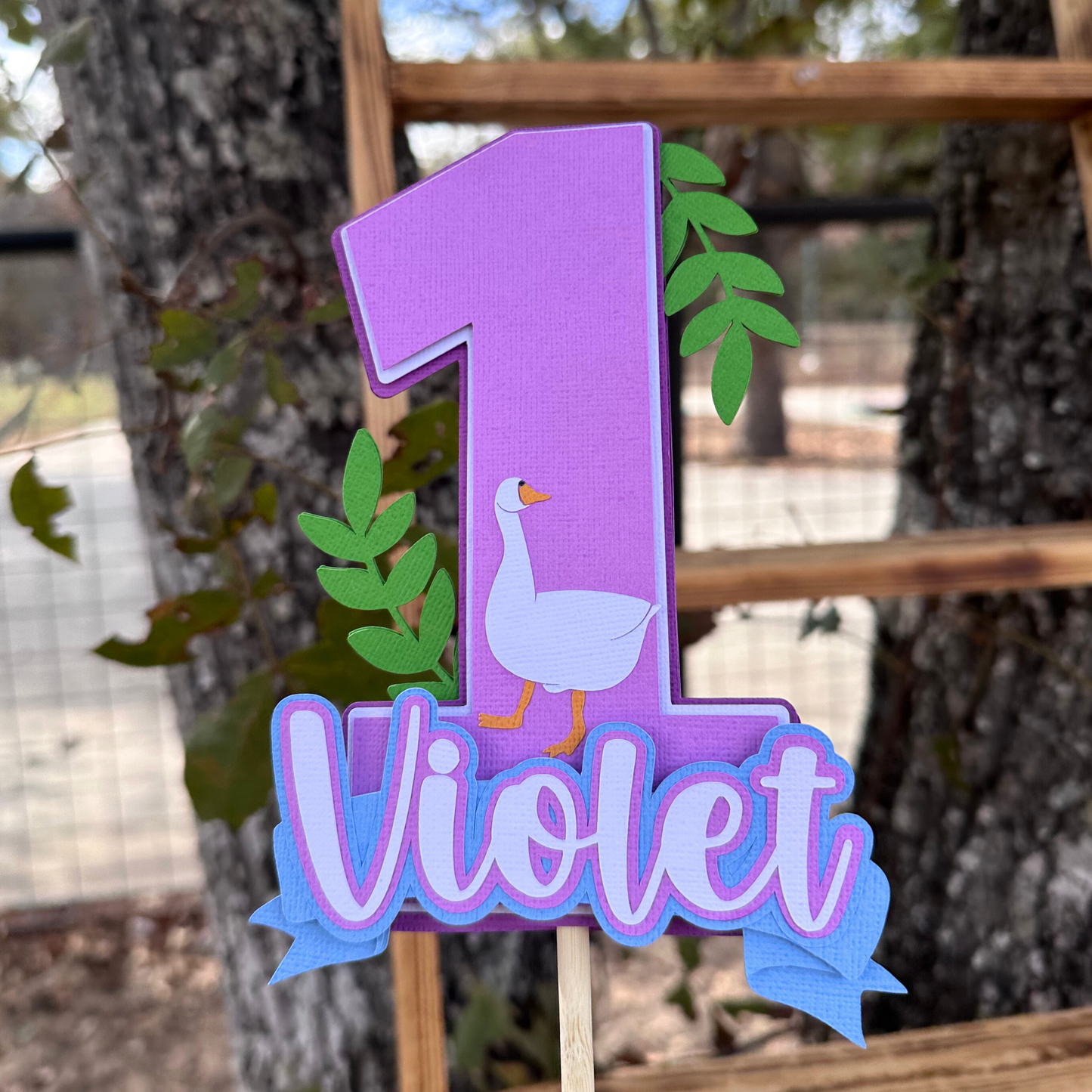 Handcrafted Cardstock Cake Toppers – Custom, Durable, and Perfect for Any Occasion